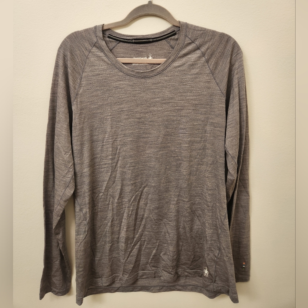 Smartwool Women's Merino Wool 105 Baselayer Heathered Gray Size XL